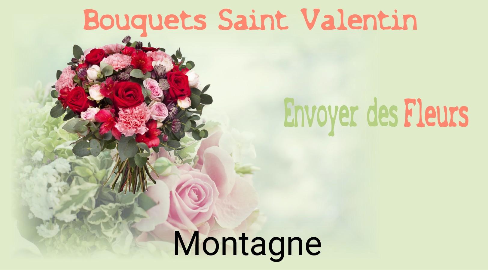 Roses de Saint-Valentin livrées à Montagne